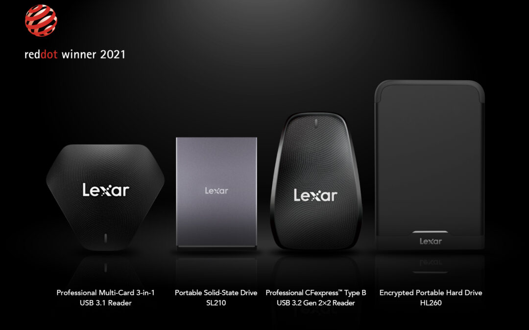 Les produits Lexar remportent le prestigieux prix Red Dot design award